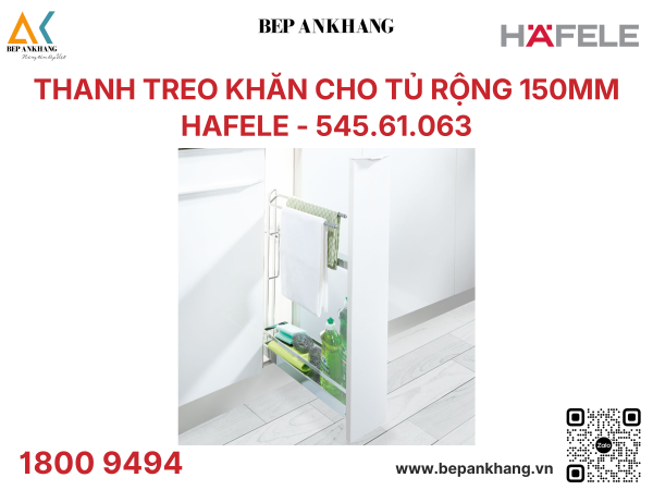  Thanh treo khăn Hafele Tủ bếp dưới 545.61.063